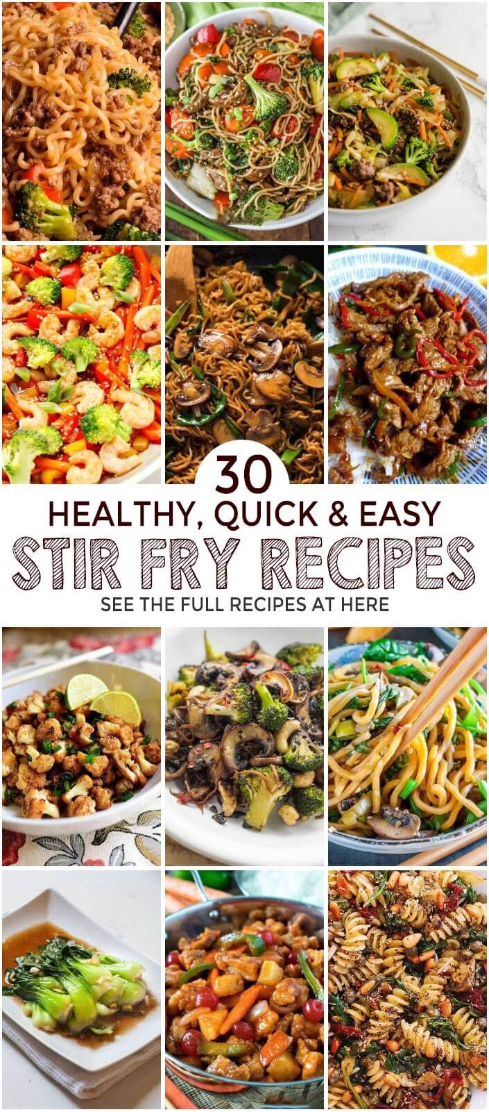 30 Of The Best Easy And Delicious Stir-Fry Recipes – Pin Healthy Recipes
