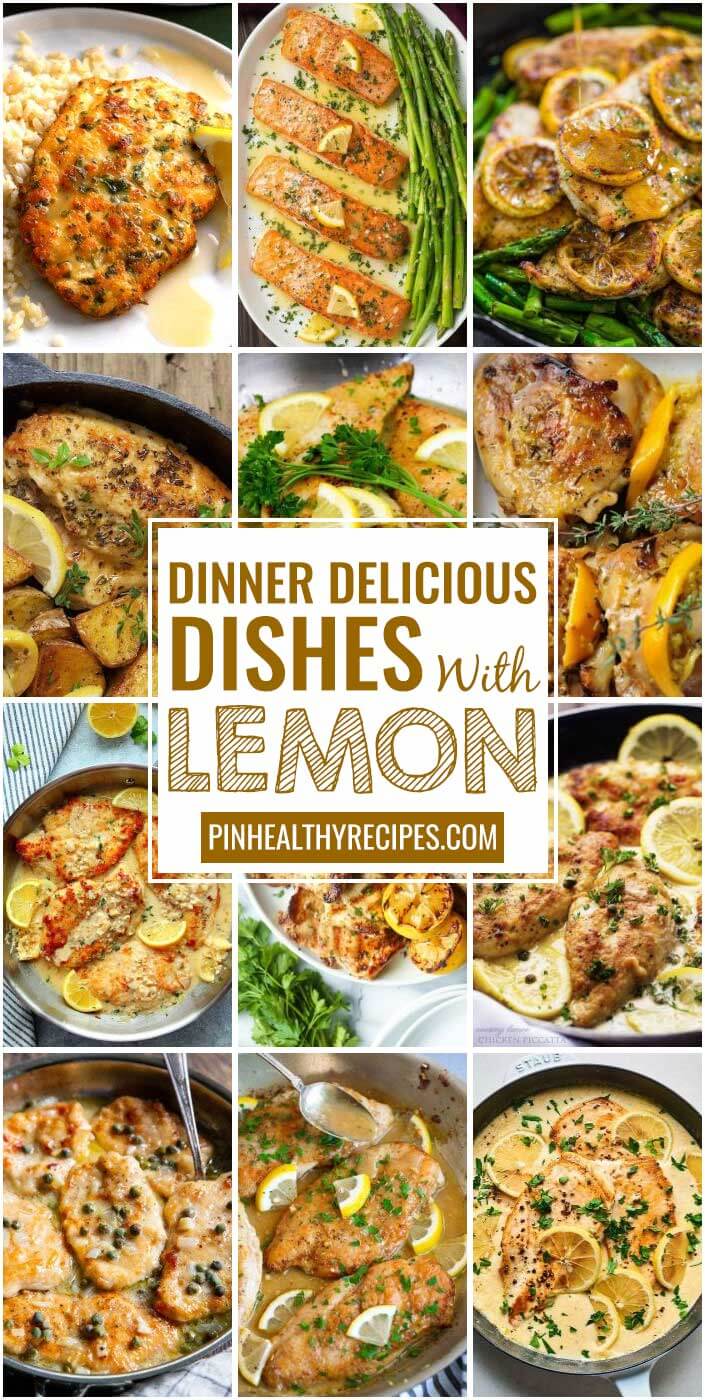Dinner Delicious Dishes With Lemon