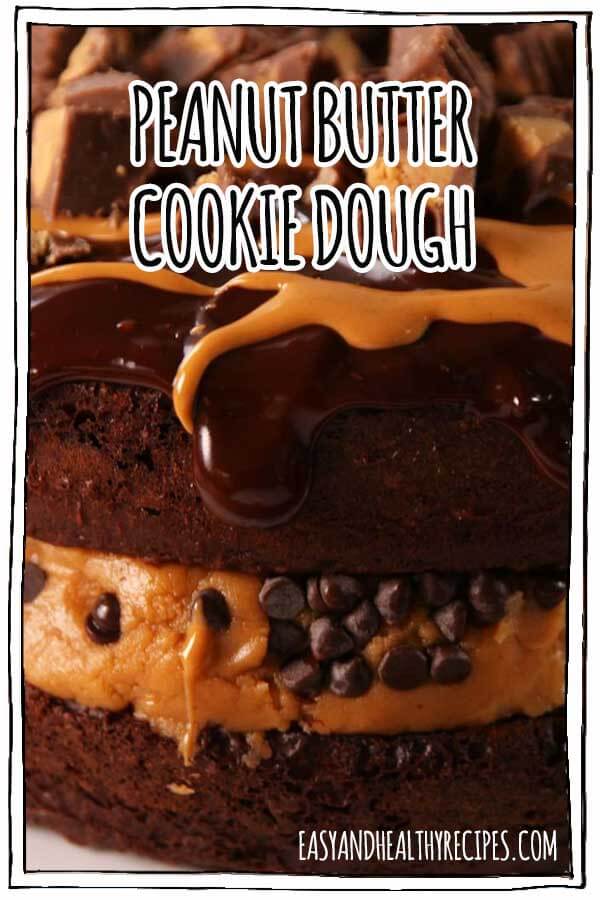 Peanut Butter Cookie Dough Cake