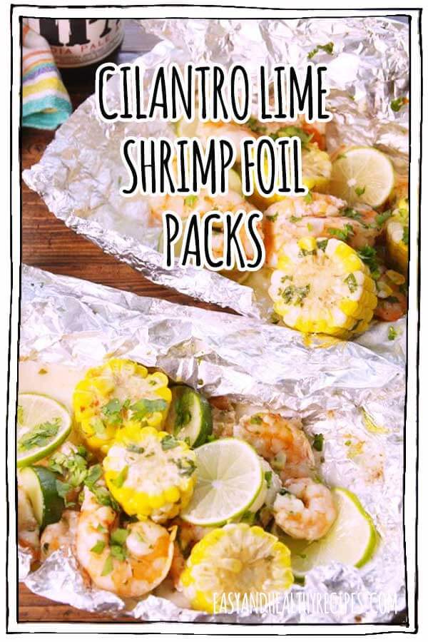 Cilantro-Lime Shrimp Foil Packs