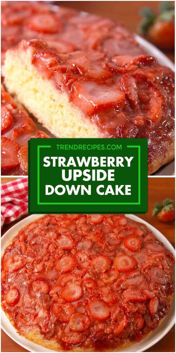 Strawberry Upside Down Cake