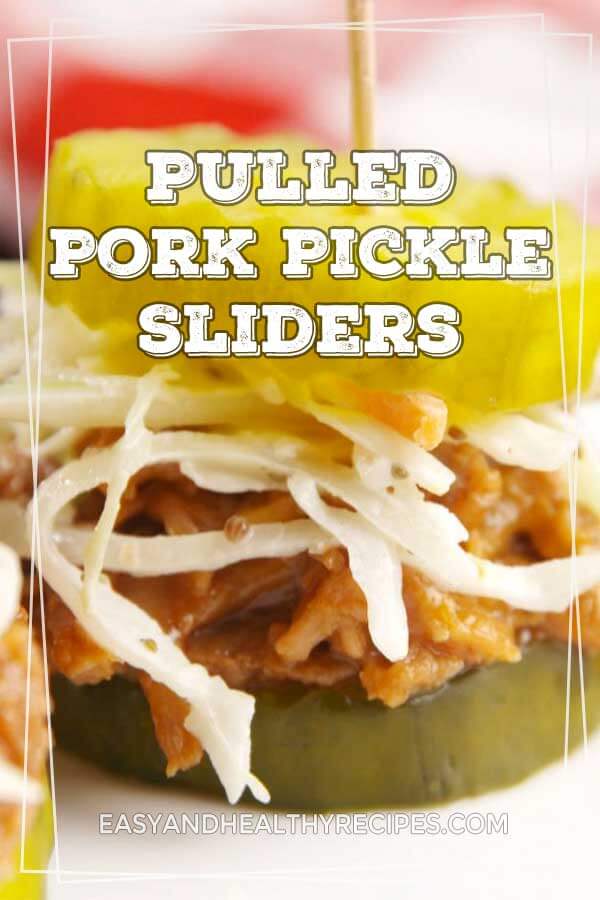 Pulled Pork Pickle Sliders