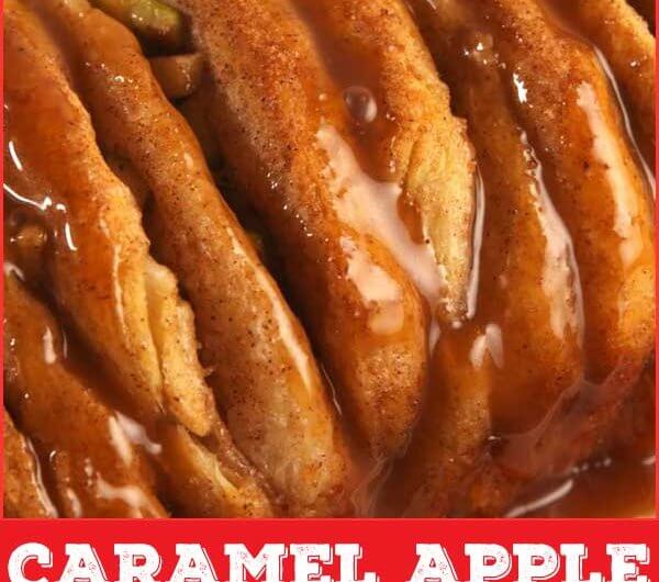 Caramel Apple Pull-Apart Bread