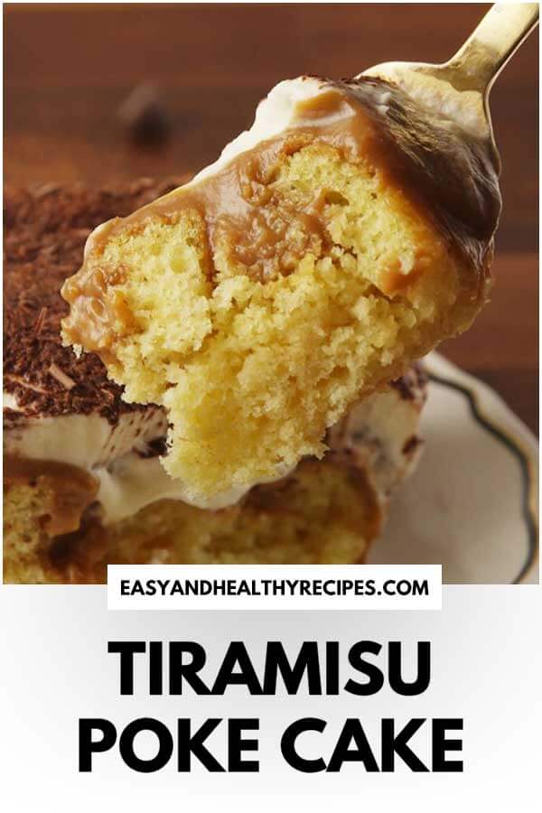 Tiramisu Poke Cake