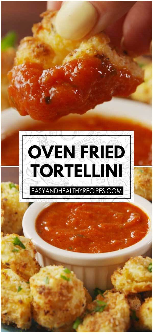 Oven Fried Tortellini
