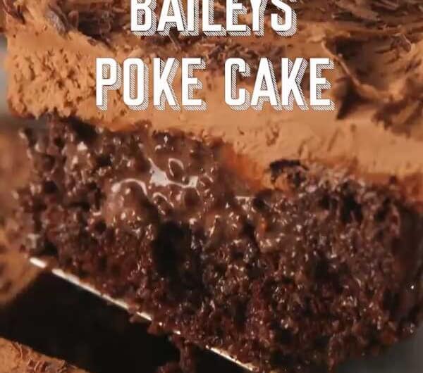 Baileys Poke Cake