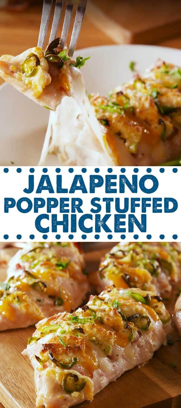 Jalapeño Popper Stuffed Chicken
