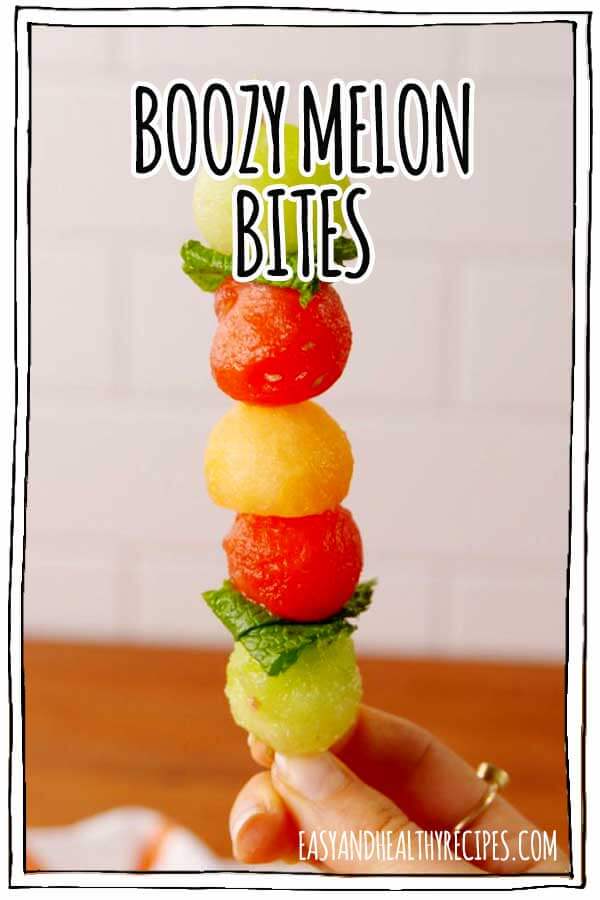 Boozy Melon Bites