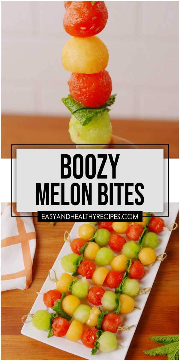 Boozy Melon Bites